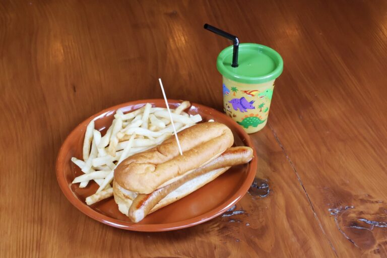 ポークホットドッグポテト付き Large